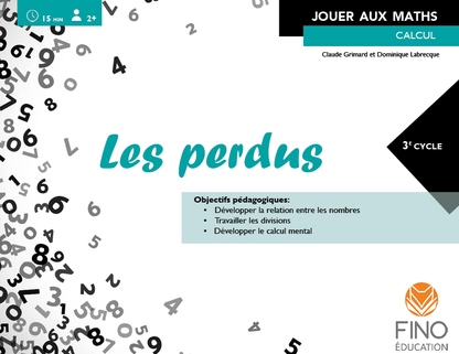 Les perdus - Collection Jouer aux maths