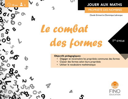 Le combat des formes - Collection Jouer aux maths