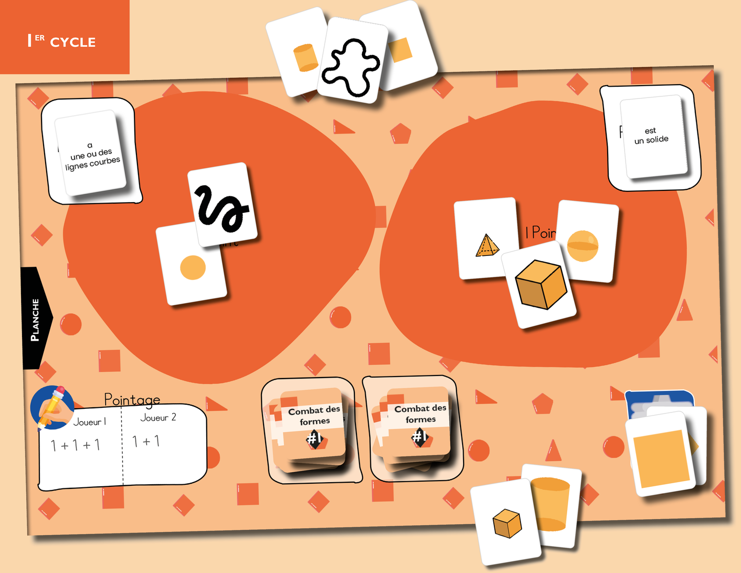 Le combat des formes - Collection Jouer aux maths