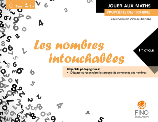 Les nombres intouchables - Collection Jouer aux maths
