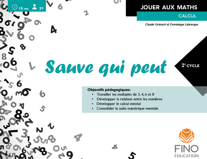Sauve qui peut – Collection Jouer aux maths