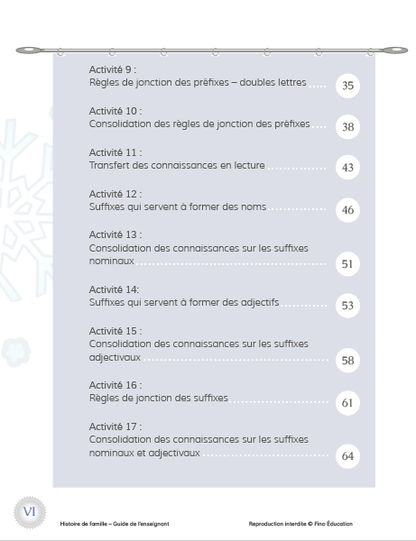 Trousse d'enseignement Histoire de famille - Trousse complète (2e édition)
