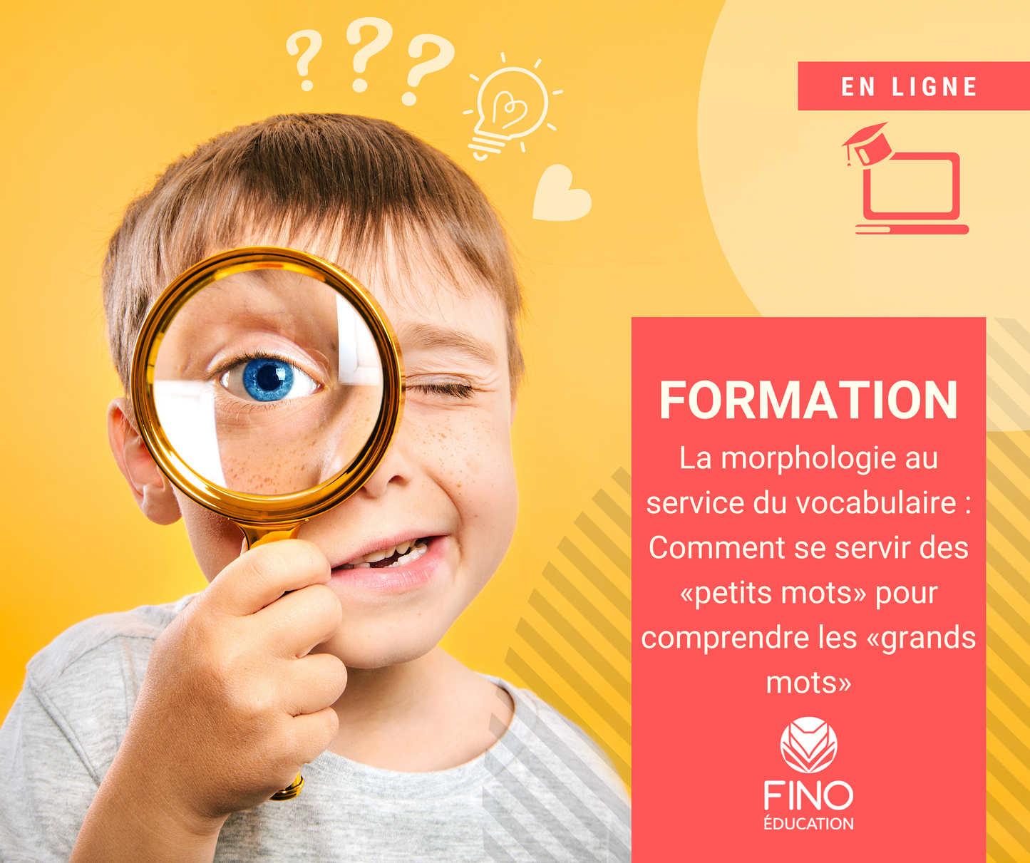 La morphologie au service du vocabulaire: comment se servir des "petits mots" pour comprendre les "grands mots"